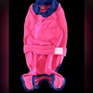 3/$13 NWOT Sm/Med dog pajamas. Pink and Blue